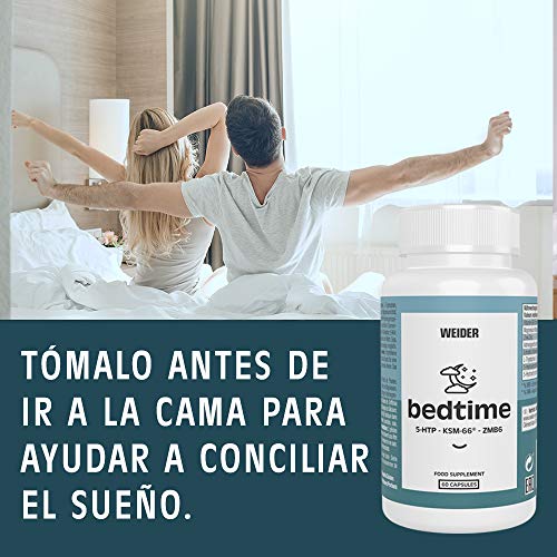 Weider Nutrition Bedtime 60 capsulas que te ayudan a dormir mejor. Si lo que necesitas es descansar este es tu producto