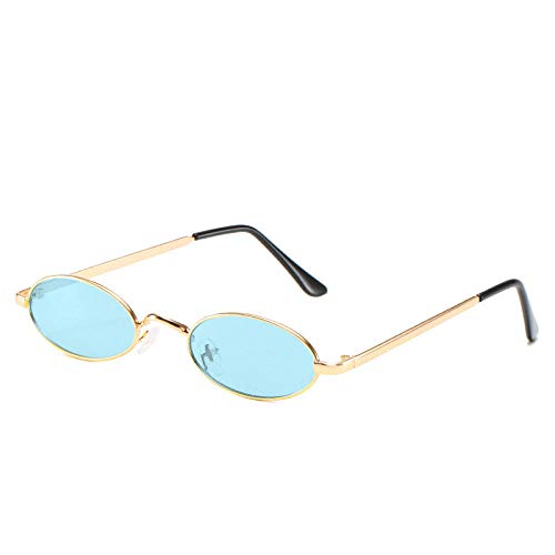 weixu Gafas de sol gafas gafas de sol mujer caja pequeña cómoda firma-Como se muestra_Marco negro película gris negra/logotipo bronceador