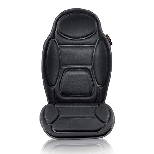 WEIZI Alfombrilla de Masaje con Almohadilla térmica para el Coche para Todo el Cuerpo Colchoneta de Masaje Plegable para Silla Shiatsu masajeador de Espalda Apto para Suministros de automóviles Si