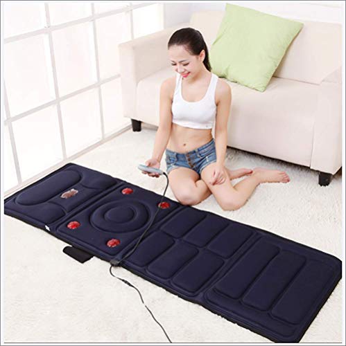 WEIZI Colchón de Masaje de Cuerpo Completo colchoneta de Masaje Shiatsu multifunción con colchoneta de Masaje eléctrica de Calor para Manta de cojín de Silla para calmar el Cuerpo