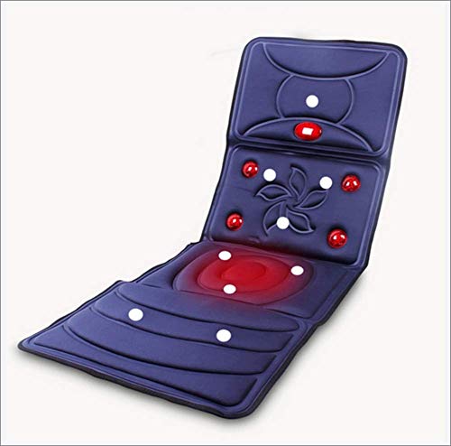 WEIZI Colchón de Masaje de Cuerpo Completo colchoneta de Masaje Shiatsu multifunción con colchoneta de Masaje eléctrica de Calor para Manta de cojín de Silla para calmar el Cuerpo