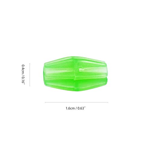 WEKON 72pcs Cuenta de Radio de Bicicleta, Clip Radio de Bicicleta, Perla Luminosa de Rueda, Perla de Radio de Bicicleta Decoración de Rueda de Bicicleta Infantil Fluorescente Accesorio Multicolor