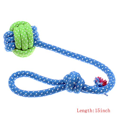 Well Love Juguetes para perro,juguetes para masticar,cuerda de algodón100%natural,juguetes para chirridos,bolas de perro,huesos de perro,juguete de peluche,cuerdas para perro,6unidades,juego de regalo