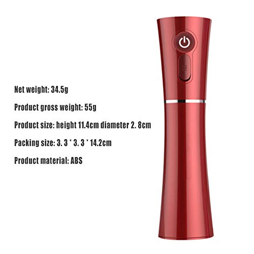 WENCY Rojo Humidificadores De Niebla 2 En 1 Multifuncional Instrumento De Hidratación Facial USB Portátil para Luminoterapia En El Hogar Oficina SPA Bebé