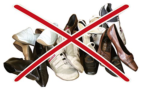 Wenko 420613900 Zapatos Soporte para bailarinas, Gris, Conjunto de 3, 9 x 9.5 x 26.5 cm