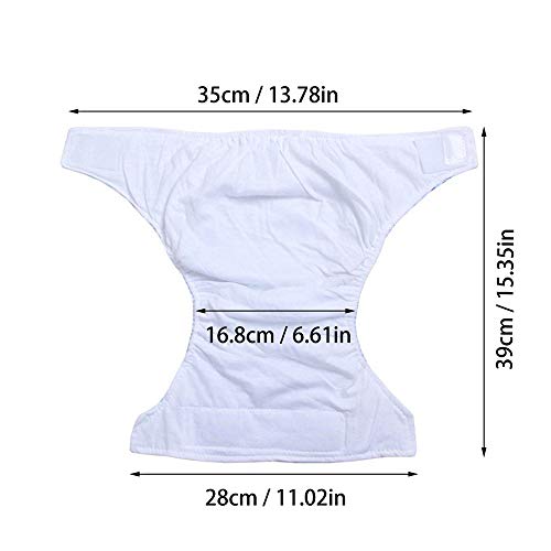 Wenosda 4PCS Pañales de tela para bebés Pañales de bolsillo Pañales reutilizables lavables Inserte el pañal de bolsillo todo en uno para la mayoría de los bebés y niños pequeños (Pink Cloud)