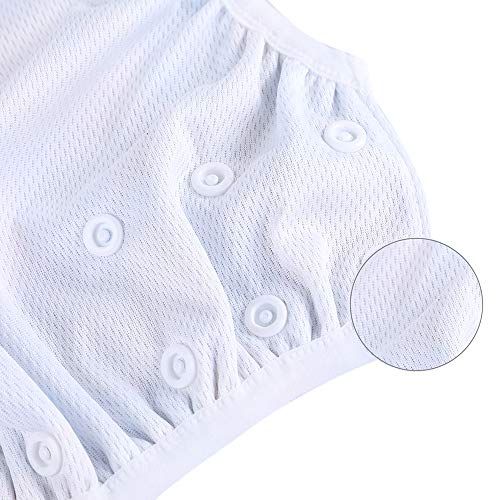 Wenosda 4PCS Pañales de tela para bebés Pañales de bolsillo Pañales reutilizables lavables Inserte el pañal de bolsillo todo en uno para la mayoría de los bebés y niños pequeños (Pink Cloud)