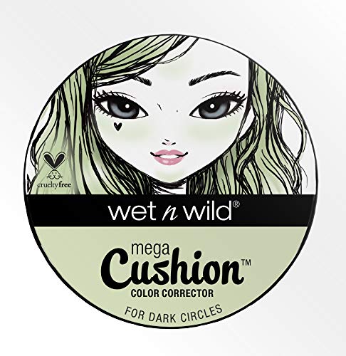 Wet n Wild MegaCushion™ Color Corrector – Formato Cushion – Verde - 1 unidad