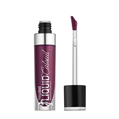 Wet n Wild MegaLast Liquid Catsuit Metallic (Acai So Serious) – Pintalabios de Labios Líquidos - Acabado Metálico - 1 unidad