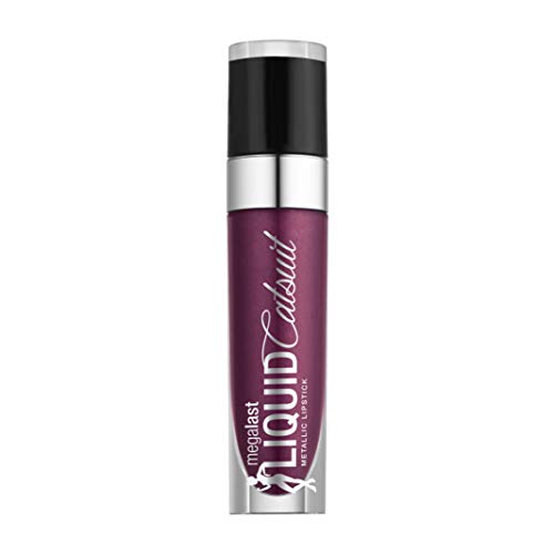Wet n Wild MegaLast Liquid Catsuit Metallic (Acai So Serious) – Pintalabios de Labios Líquidos - Acabado Metálico - 1 unidad