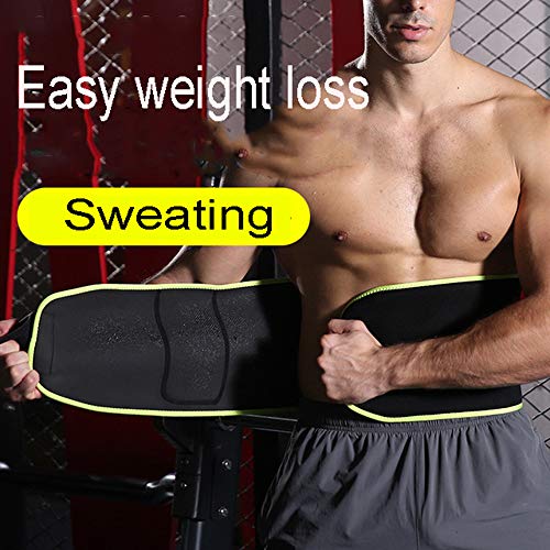 WFLRF Trimmer de Cintura Neopreno Cinturón, Ajustable Neopreno Faja Reductora Faja Reductora para acelerar la pérdida de Peso,Quema de Grasa Efecto Sauna para Aliviar Dolor Espalda
