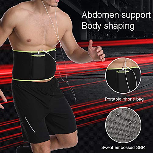 WFLRF Trimmer de Cintura Neopreno Cinturón, Ajustable Neopreno Faja Reductora Faja Reductora para acelerar la pérdida de Peso,Quema de Grasa Efecto Sauna para Aliviar Dolor Espalda