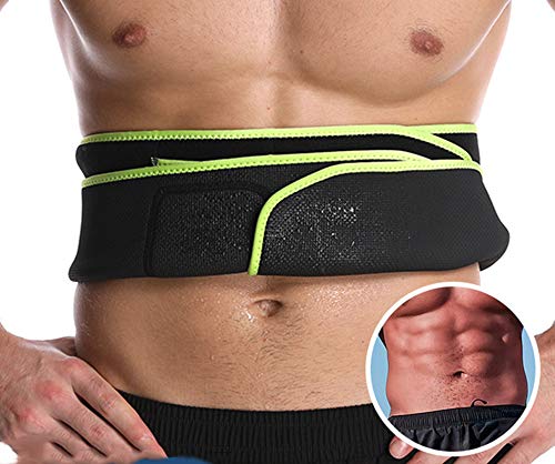 WFLRF Trimmer de Cintura Neopreno Cinturón, Ajustable Neopreno Faja Reductora Faja Reductora para acelerar la pérdida de Peso,Quema de Grasa Efecto Sauna para Aliviar Dolor Espalda
