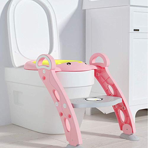 Wghz Asiento de Entrenamiento para IR al baño/Entrenamiento para IR al baño Asiento de Entrenamiento para IR al baño Asiento para el Entrenamiento del Orinal Asiento para el Inodoro con taburet