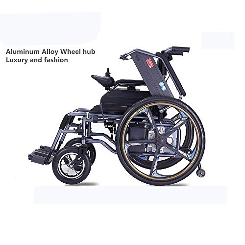 Wheel-hy Silla DE Ruedas ELÉCTRICA Power Chair - para Personas Mayores y discapacitadas