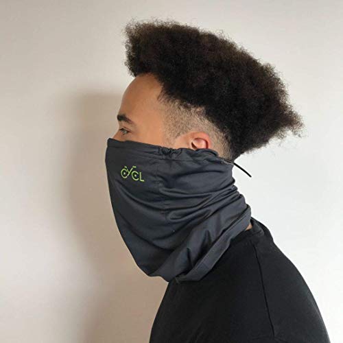 WhitePalm Face Guard Bufanda anticontaminación, Unisex Adulto, Gris, On Size Fits All