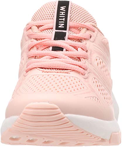 WHITIN Zapatillas Correr para Mujer Zapatos de Deportivas Aire Libre y Deportes Casual Montaña Trail Running Tenis Transpirables Sapatillas Aire Libre y Deportes Gimnasio Sneakers Rosado 40