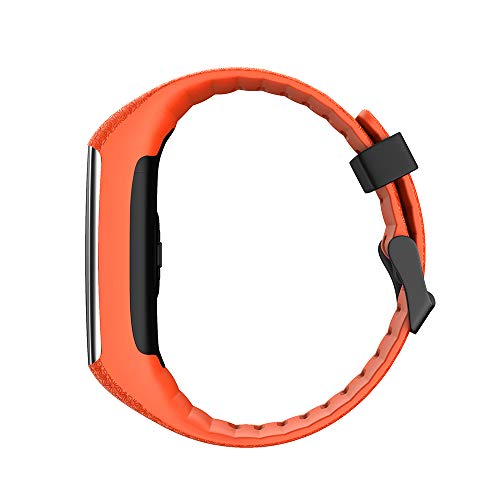 WIIKAI Compatible con Polar A3060/A370 Correas para Relojes, Correa de Pulsera de Reemplazo(Naranja).