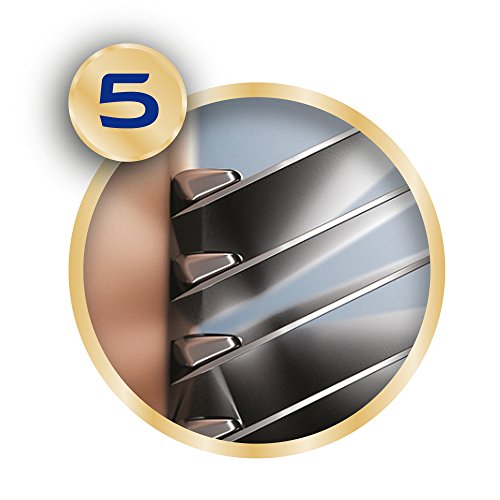 Wilkinson Sword Hydro 5 - Cargador de 8 cuchillas de afeitar masculinas de cinco hojas Wilkinson Hydro 5 con dosificador de gel para máxima hidratación.