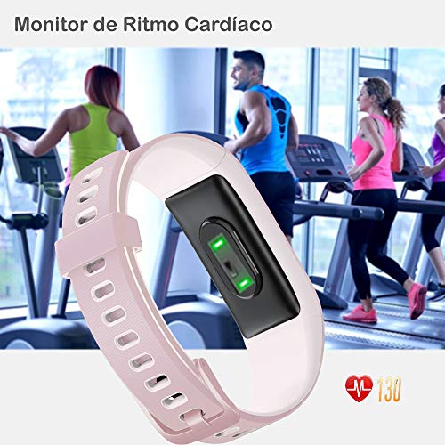 Willful Pulsera de Actividad, Pulsera Inteligente con Pulsómetro Reloj Inteligente Impermeable IP68 Pulsera para Deporte Pulsera Actividad Inteligente para Mujer Hombre para Android iOS Teléfono