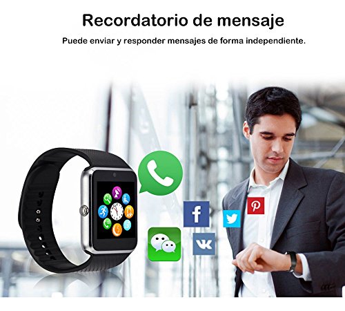 Willful Smartwatch, Reloj Inteligente Android con Ranura para Tarjeta SIM,Pulsera Actividad Inteligente para Deporte, Reloj Iinteligente Hombre Mujer, Reloj de Fitness con Podómetro Cronómetros