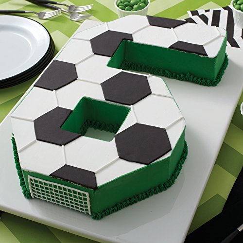 Wilton Molde Antiadherente para Hornear Tartas de Números Celebraciones ZOE, 2105-0801, Aleación, Multicolor, 38 x 23 x 5 cm