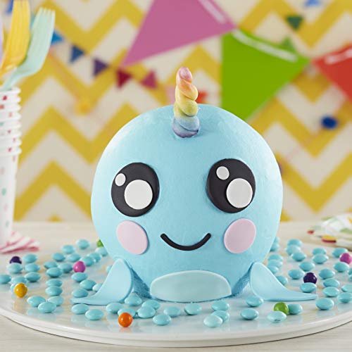 Wilton Molde semiesférico para Tarta con Soporte, 4 Piezas, Aluminio, 15.2 cm