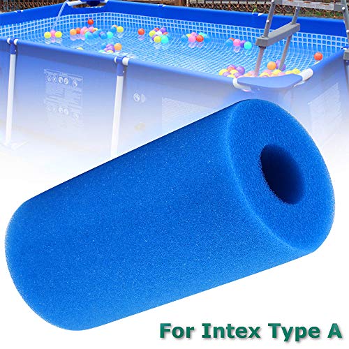 Winbang Filtros Esponja, Acuario Pecera Filtro Esponja Filtro de admisión Esponja Filtro de Piscina Filtro Cubiertas para Intex Tipo A/Intex S1 Tipo SPA (For Intex Type A)