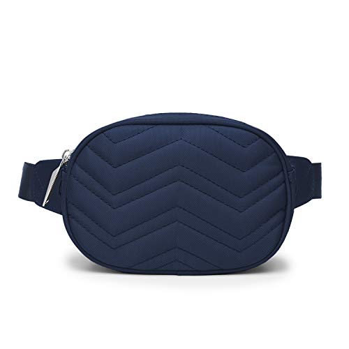 Wind Took Mini Riñonera Mujer Casual Riñonera Moda Bolsa de Mujer Riñonera Viaja,Desportiva Bolsa de Cintura de Teléfono Impermeable 17 x 4.5 x 11 cm