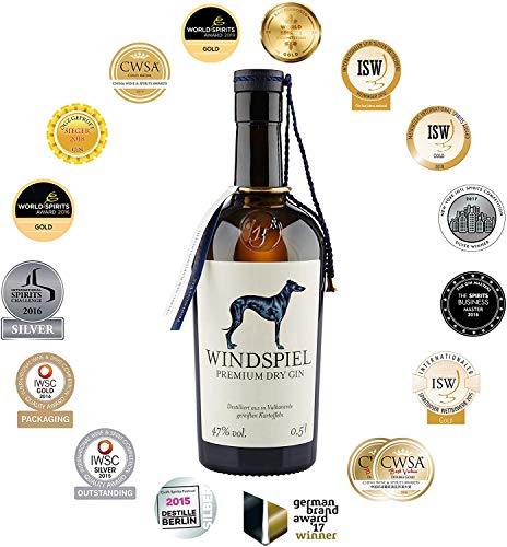 Windspiel Premium Dry Gin ,2018/2019 ,0,5 L