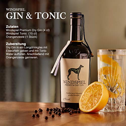 Windspiel Premium Dry Gin ,2018/2019 ,0,5 L