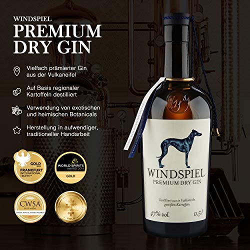 Windspiel Premium Dry Gin ,2018/2019 ,0,5 L