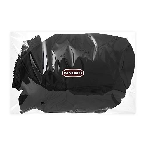 WINOMO Cubiertas de la silla de la computadora de oficina Sillón giratorio Tapa deslizable Extraíble Estiramiento Funda de la silla de escritorio Protector Tamaño L (Negro)