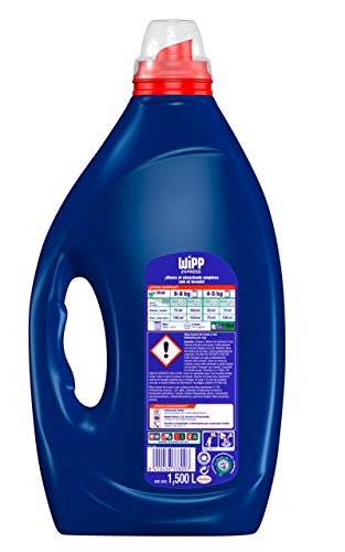 Wipp Express Detergente Lavadora Líquido Limpio & Liso - 30 Lavados (1.5 L)