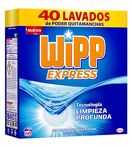 Wipp Express Detergente Polvo 40 Cacitos