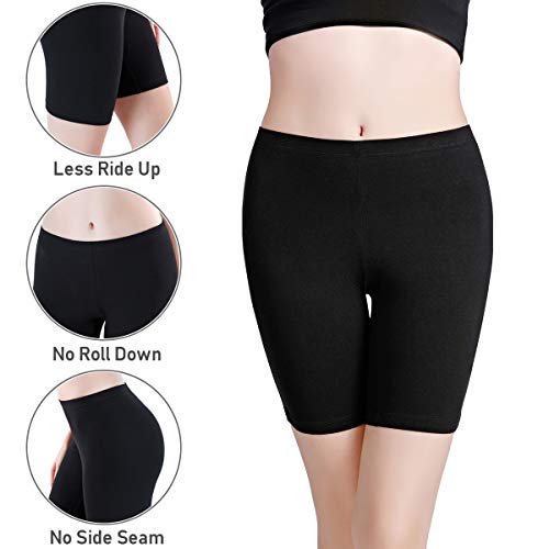 wirarpa Bragas Algodon Mujer Boxer Short Leggings Cortos 3 Pack Pantalon 40 42 44