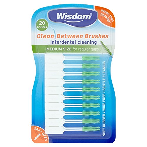 Wisdom Cepillo de dientes limpio entre cepillos interdentales