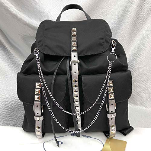 Wisdompro - Cadenas para pantalones, multicapa Hip Hop Punk con 2 cierres de langosta para pantalones vaqueros, pantalones y falda, plata (Plateado) - W-1xMetal-PunkJeansChain-2Layer-FC-AMZ