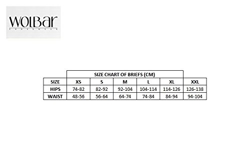 Wolbar Atractivo Bragas Cintura Alta WB13, Blanco,M