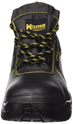 WOLFPACK LINEA PROFESIONAL 15018030 Botas Seguridad S3 Piel Negra Wolfpack Nº 42