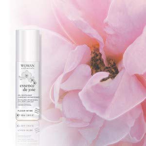 WOMAN ESSENTIALS ESSENCE DE JOIE- 100ml - Lubricante Intimo con Ácido Hialurónico - Gel Íntimo 100% Natural - Lubricante al Agua - Ideal para Uso Durante Menopausia
