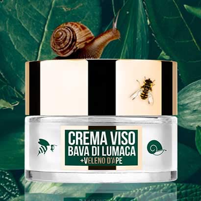 Wonder Bee Snail, crema facial a base de baba de caracol y veneno de abeja, regeneradora y tonificante (50 ml) - LR Wonder Company