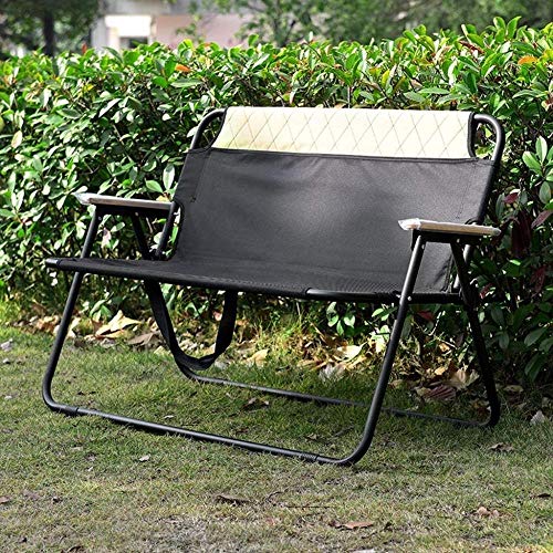 Woodtree Presidente de Picnic Plegable Portable de la Silla Doble Espesado Tela Oxford Spring Beach Silla de Camping for el Campo al Aire Libre, Viaje, Playa, Picnic, Festival