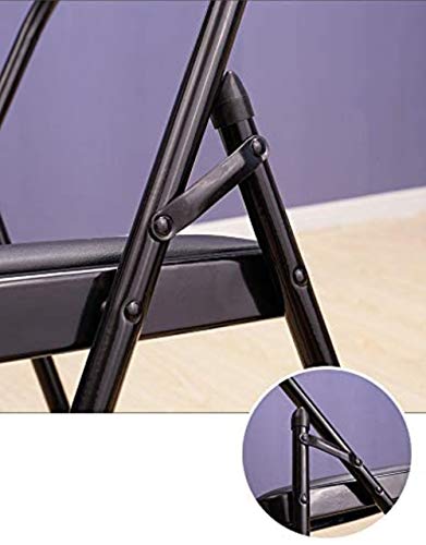 Woodtree Yoga Plegable Portable de la Silla, Silla de la Aptitud Especial, Auxiliar Silla de Fitness, hogar, oficinas, Silla de Metal Reforzado (Color: Negro), Color: Marrón (Color : Blue)