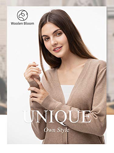 Woolen Bloom Chaqueta de Punto Mujer Cardigan Negro Mujer Ropa de Mujer Chaquetas Chal Mujer Fiesta Cárdigan Playa Mujer