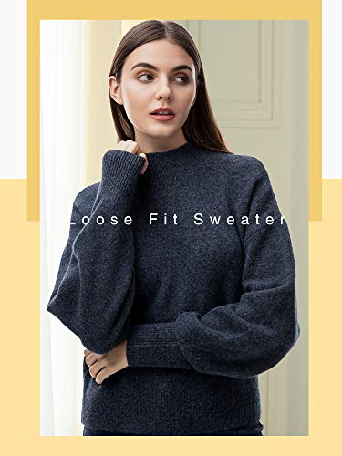 Woolen Bloom Jersey Mujer Invierno Sueter Mujer Primavera Jersey Navidad Cashmere Jerseys Deporte Invierno Azul