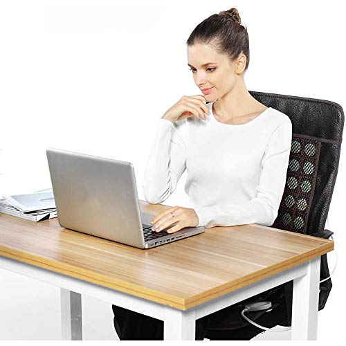 WPY Almohadilla Calefactora De Jade Natural Infrarrojo Lejano con Control Libre Temperatura para calmar los músculos Estimular Sistema inmunológico (59 Pulgada X 20 Pulgada)