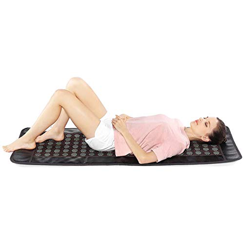 WPY Almohadilla Calefactora De Jade Natural Infrarrojo Lejano con Control Libre Temperatura para calmar los músculos Estimular Sistema inmunológico (59 Pulgada X 20 Pulgada)