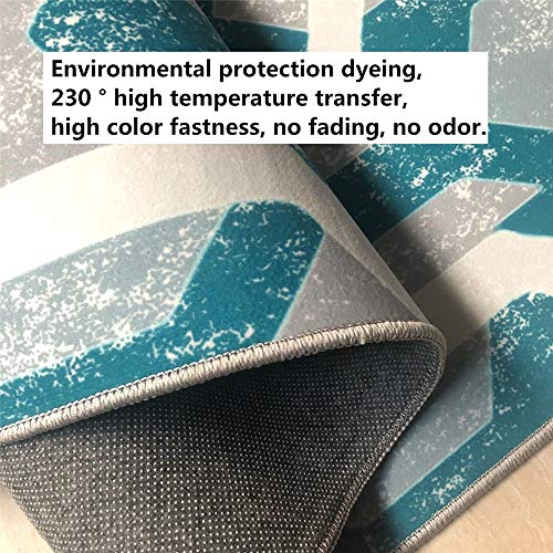 WQ-BBB Duradero sin desvanecimiento Alfombras Geometría Redonda Gris jarapas glabro Blanco Amarillo alfonbras Lavable Habitacións La Alfombra Manta de Juegos Bebe 160X160cm