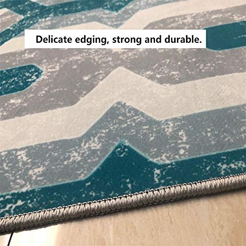 WQ-BBB Duradero sin desvanecimiento Alfombras Geometría Redonda Gris jarapas glabro Blanco Amarillo alfonbras Lavable Habitacións La Alfombra Manta de Juegos Bebe 160X160cm